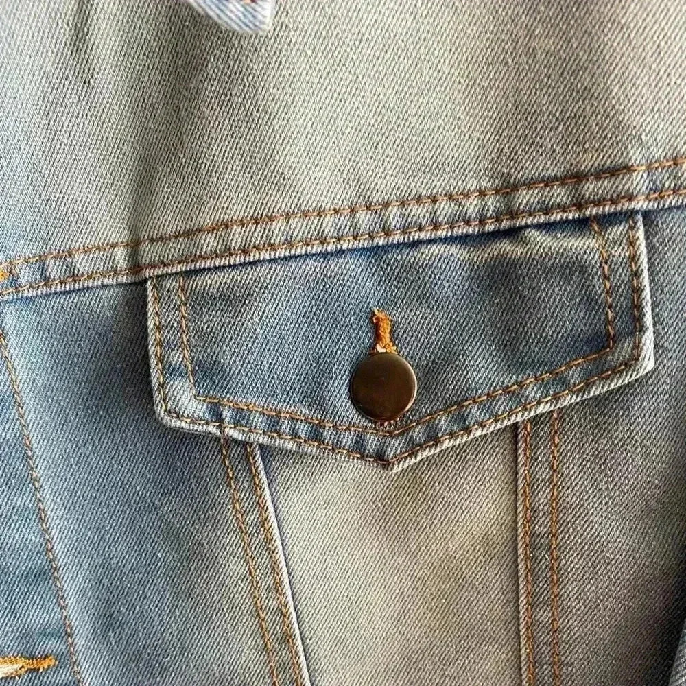 🆕Ashley Vintage Charm Plus-size Jean Jacket 3X🆕 - Picture 6 of 13